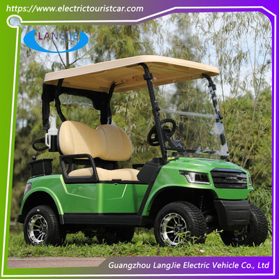 Goede prijs. Krachtige elektrische golfclub auto 2 zitplaatsen met AC motor 48V 4KW Low Speed Golf Car online