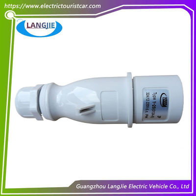Buggy Golf Cart Charging Plug Y-20 013A-6 IP44 2P Voor Marshell Golf Cards En Tour Bussen
