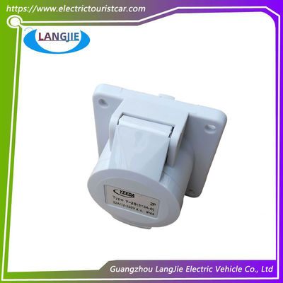 Marshell Electric Sightseeing Car 220V AC Power Connector Y-20 Voor Club Golf Cart Onderdelen