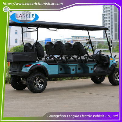 Elektrische wagens 6 zitplaatsen krachtige 4 wielen elektrische auto golf buggy wagen