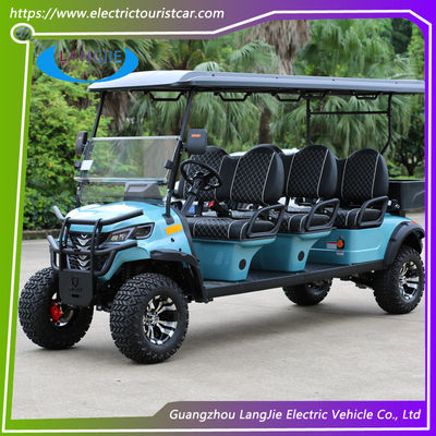 Gepersonaliseerd 48 Volt 6 Seat Street Legal Golf Electric Cart Safty Gebruikt Voor Kinderen