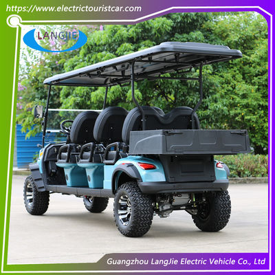 Elektrische wagens 6 zitplaatsen krachtige 4 wielen elektrische auto golf buggy wagen