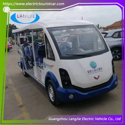 14 zitplaatsen Gas Passagiersbus 1.25L Gasoline Sightseeing Car Eco Friendly