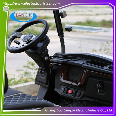 4 wielen elektrische golfkar 48V AC motor 2 zitplaatsen elektrische auto voor resort auto