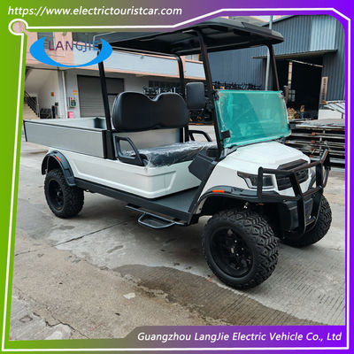 2 zitplaatsen elektrische bagagewagen 48V AC motor aangedreven batterij aangedreven Carry Van For Park