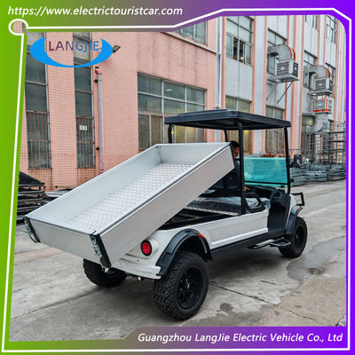 2 zitplaatsen elektrische bagagewagen 48V AC motor aangedreven batterij aangedreven Carry Van For Park