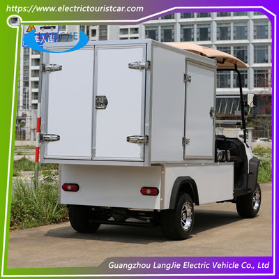 AC motor aangedreven elektrische bagagewagen 2 zitplaatsen elektrische golf buggy voor resort