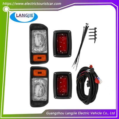 CIub Car DS Geïmporteerde golfkarretjesverlichting Kit, linker en rechter voorhoofdlichten LED achterlichten