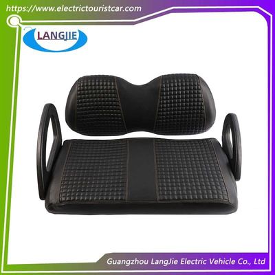Anti Cracking rugleuning Zwarte stoel Lederafdekking Pad Voor Club Car DS Golf Cart