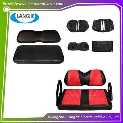 Club Car Golf Car Club Car Precedent Rood leer hoesje voor en achterste stoelen