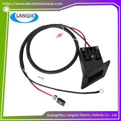 Ezgo Golf Cart Charging Socket Vierkante TXT Socket Met Twee Ronde Gatcomponenten