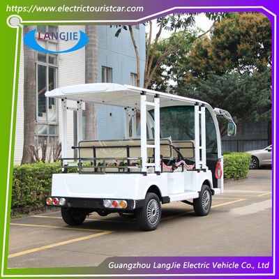 8 zitplaatsen elektrische passagiersbus 48V/5KW buszitje met AC motor controller