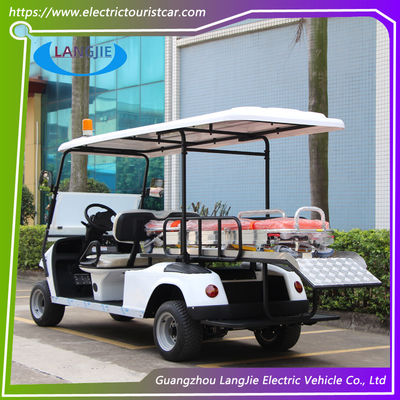 Resort Electric Utility Golf Cart 2 zitplaatsen + 1 bed Elektrische auto met bovenste licht voor luchthaven