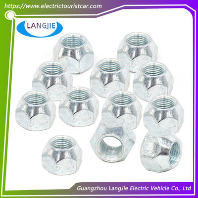 Golf Car Cone Lug Nut Zink geplatte banden Lugs wiel noten Open End Acorn Lug Noten 1/2 inch