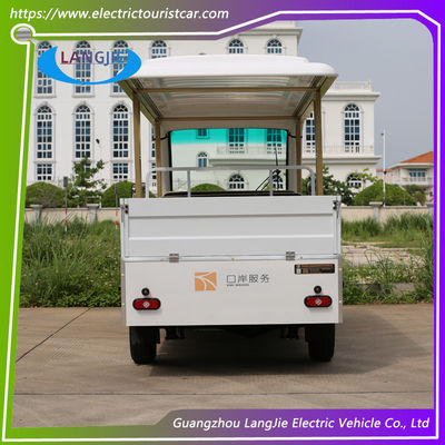 Witte kleur Elektrische patrouillewagen 7.5kW DAC Motor aangedreven batterij aangedreven Carry Van Met ingesloten vrachtbus
