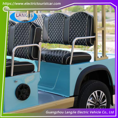 8 Passagiers Electric Sightseeing Bus AC Toeristenbus Voor Musement Park Tuin