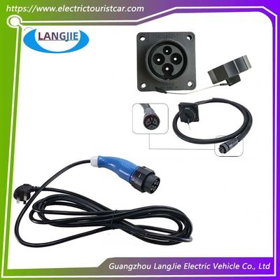 Elektrische golfwagen accessoires EXCAR oplaadkabel en oplaadstuk