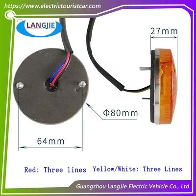 Marshell LED achterlicht met een diameter van 8 cm draaiend achteruit licht voor bezienswaardigheden en patrouillewagens