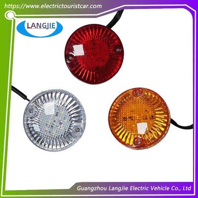 Ronde licht 8cm LED 12V remlicht Marshell Elektrische bezienswaardigheden en patrouille auto onderdelen