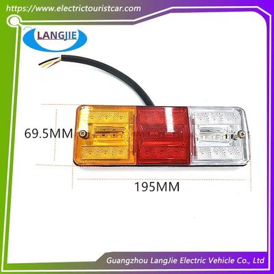 Marshell Tricolor licht anti-botsingsbumper voor elektrische toeristische wagens en patrouillewagens