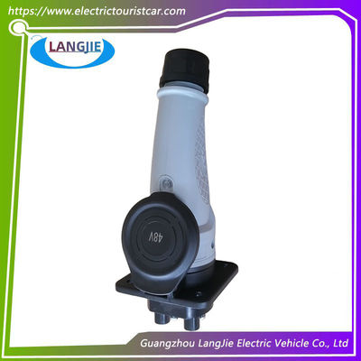 Charger Handle Plug And Socket Voor LVTONG Elektrische Sightseeing Car