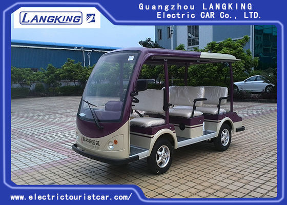 48V 8 Seater Elektrische Auto op batterijen, Comfortabele Straat Wettelijke Elektrische Karren