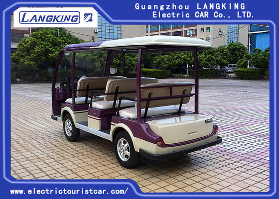 48V 8 Seater Elektrische Auto op batterijen, Comfortabele Straat Wettelijke Elektrische Karren
