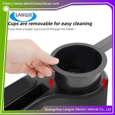 Niet-boorbare golfkar Achterarmsteun met bekertje en telefoonopslagruimte