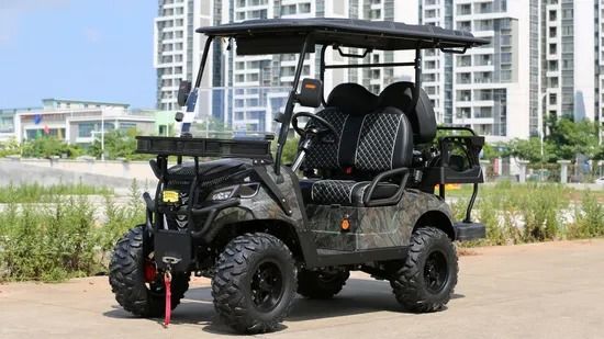Goede prijs. Elektrische Golfkar met 14-inch wielen Q235 Chassis 10-inch display voor comfortabel rijden online