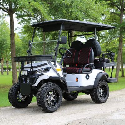 Goede prijs. 4-Persoons AC Motor Elektrische Golfkar Met 10-Inch Display Voor Golfresorts online