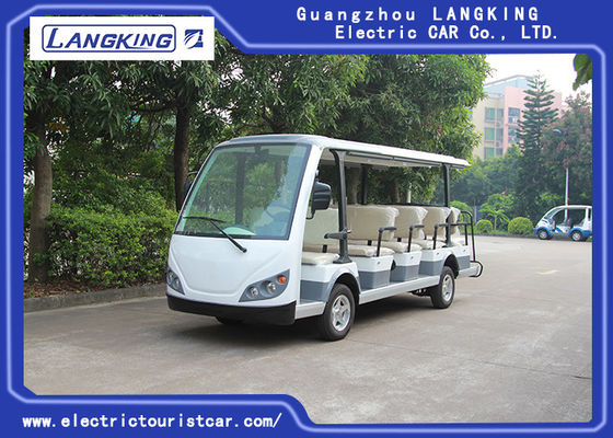 Kleine Elektrische Pendelauto, 14 Mensen Elektrische Sightseeingsbus Max.Speed 28 km/h
