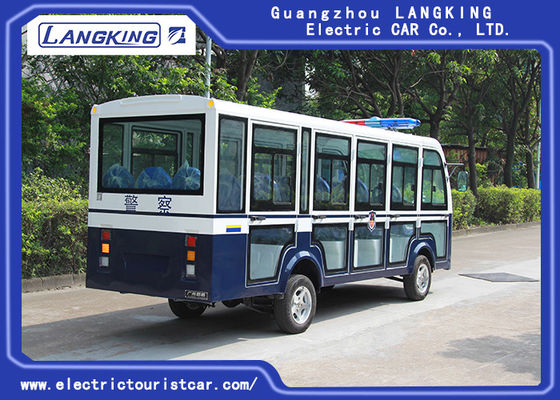 De gesloten Mini Elektrische Motor van de Sightseeingsauto 72V AC met 14 Seaters Toplight/Droge Batterij
