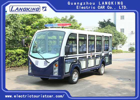 De gesloten Mini Elektrische Motor van de Sightseeingsauto 72V AC met 14 Seaters Toplight/Droge Batterij