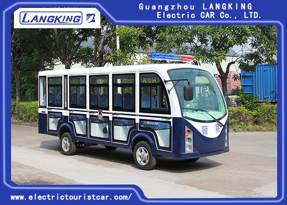 De gesloten Mini Elektrische Motor van de Sightseeingsauto 72V AC met 14 Seaters Toplight/Droge Batterij