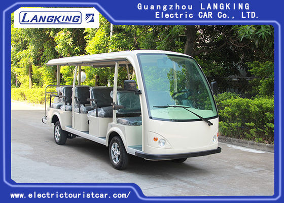 Goede prijs. Van de het Sightseeingsauto van 72V 5.5KW Mini Elektrische Elektrische de Pendelbus met lage snelheid/14 Zetels online